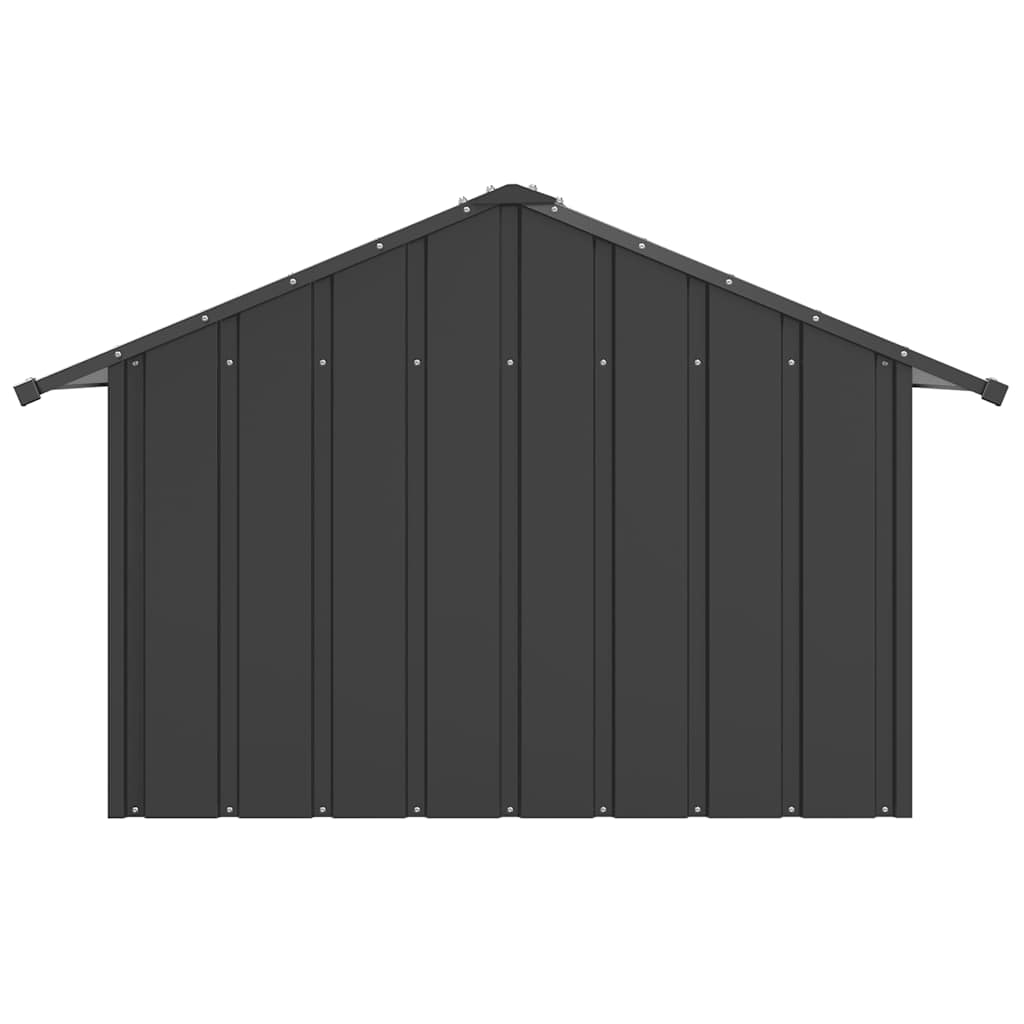 šunų namelis su stogu 83x130x85 cm cinkuoto plieno