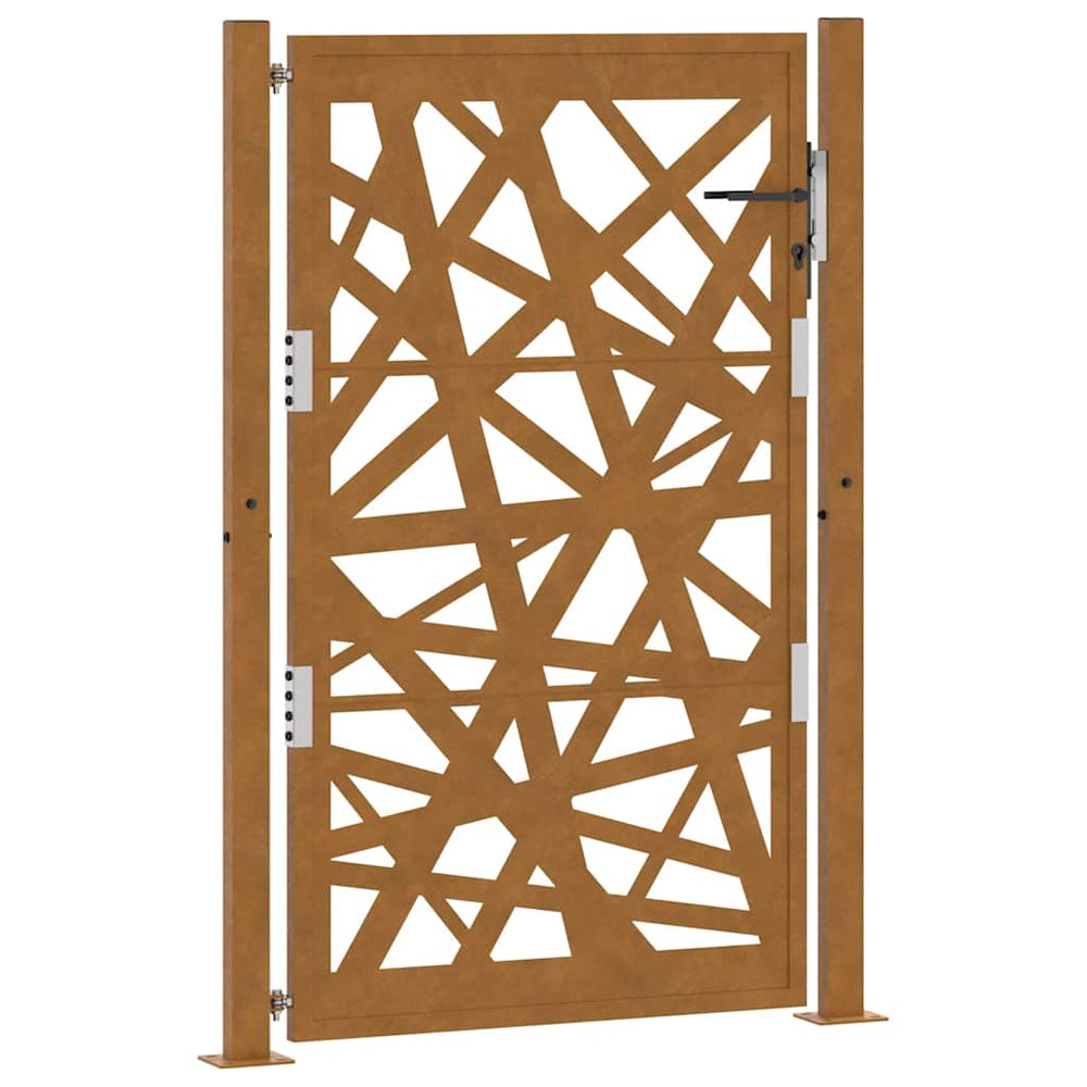sodo vartai 105x155 cm atsparus atmosferos poveikiui plieno
