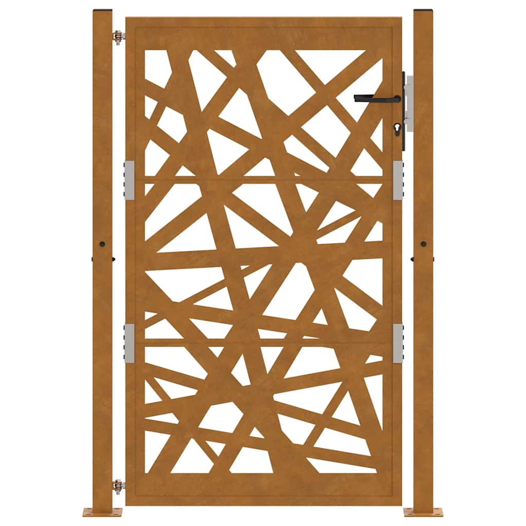 sodo vartai 105x155 cm atsparus atmosferos poveikiui plieno