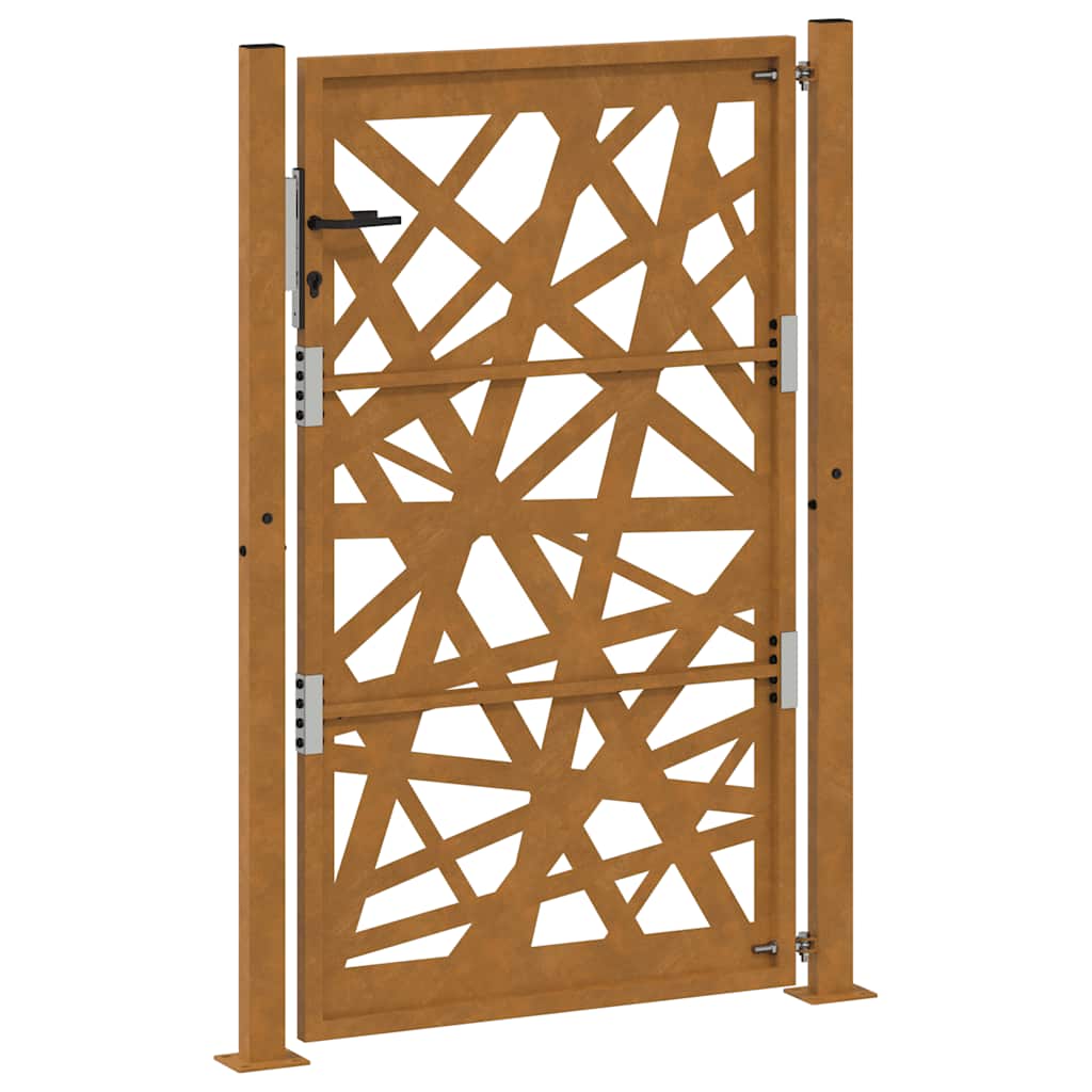sodo vartai 105x155 cm atsparus atmosferos poveikiui plieno