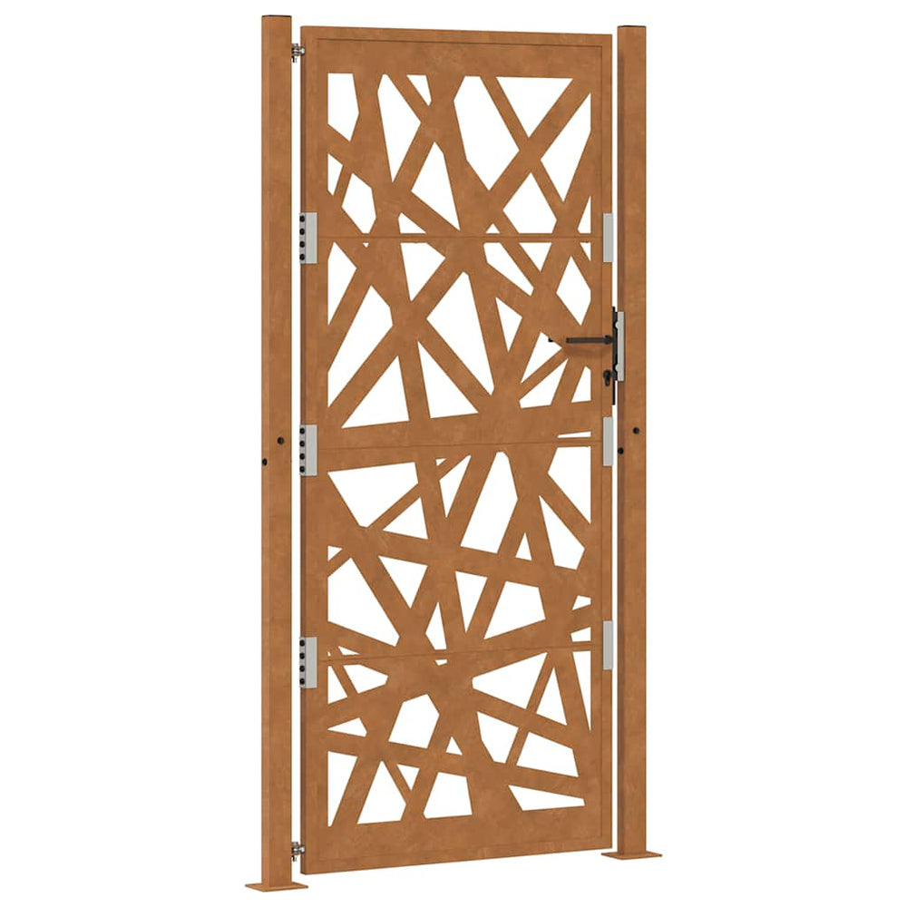 sodo vartai 105x205 cm atsparus atmosferos poveikiui plieno