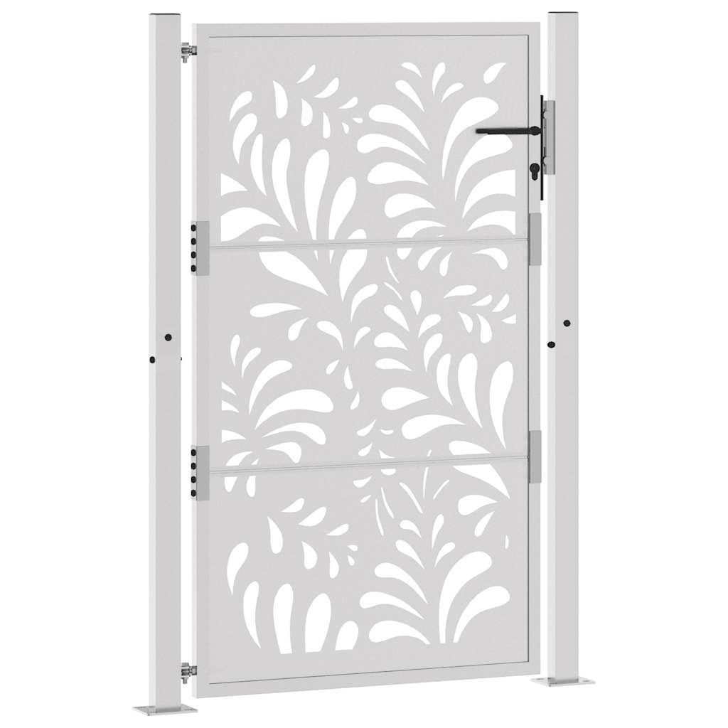sodo vartai 105x155cm atmosferos poveikio plieno bangų dizainas