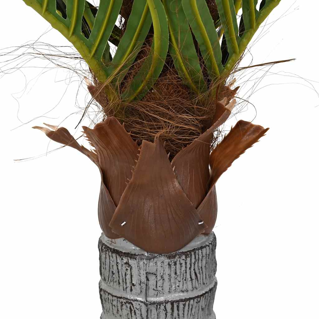 Dirbtinė palmė, žalios spalvos, 100cm, 6 lapų
