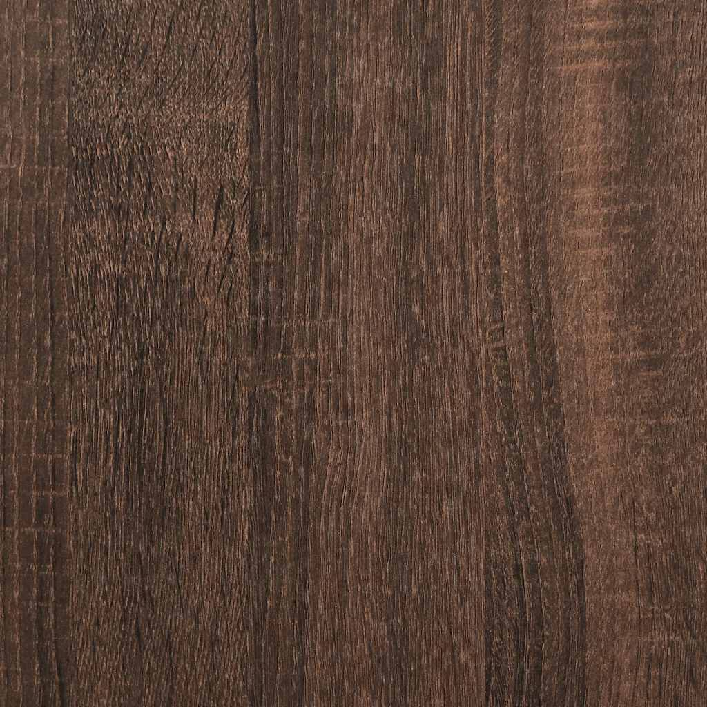 Kavos staliukas, rudas, 70x70x34,5cm, 360 laipsnių pasukamas