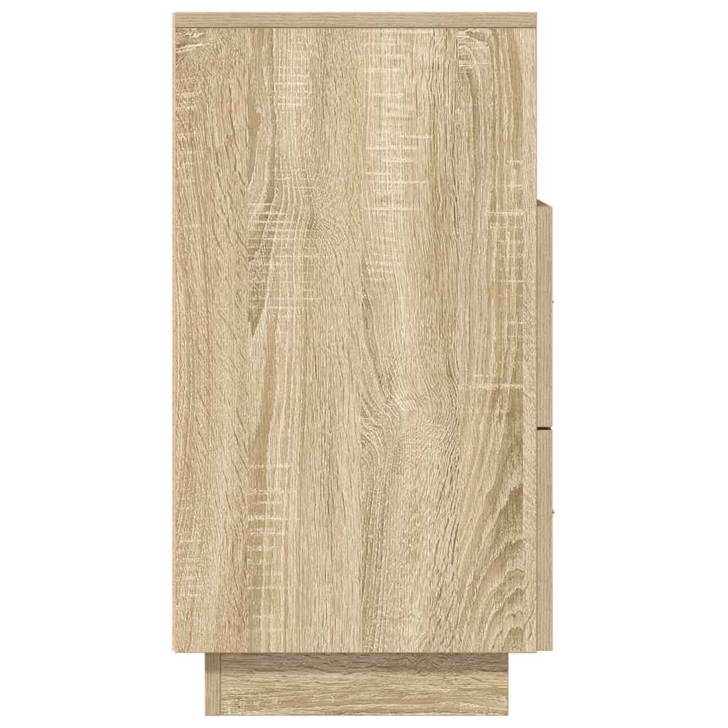Nightstand with 2 drawers, Sonoma, 36x36x68cm