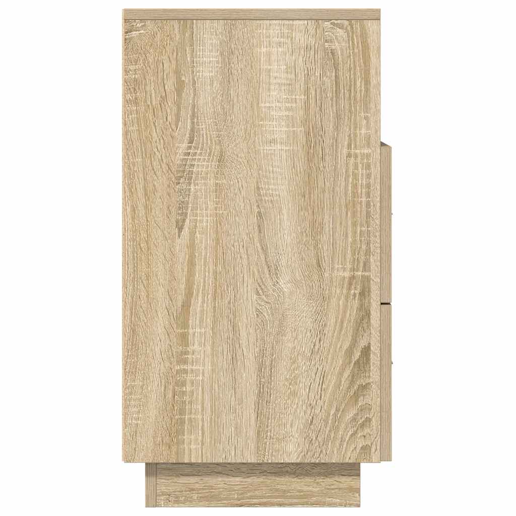 Nightstand with 2 drawers, Sonoma, 36x36x68cm