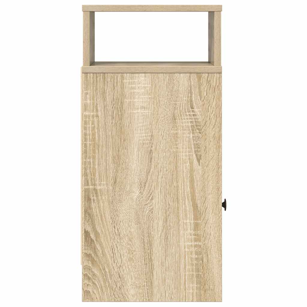 Nightstands with drawers, 2 pcs., sonoma, 25x31x66cm