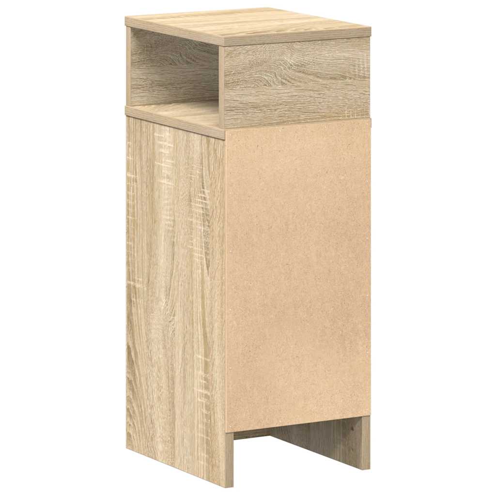 Nightstands with drawers, 2 pcs., sonoma, 25x31x66cm