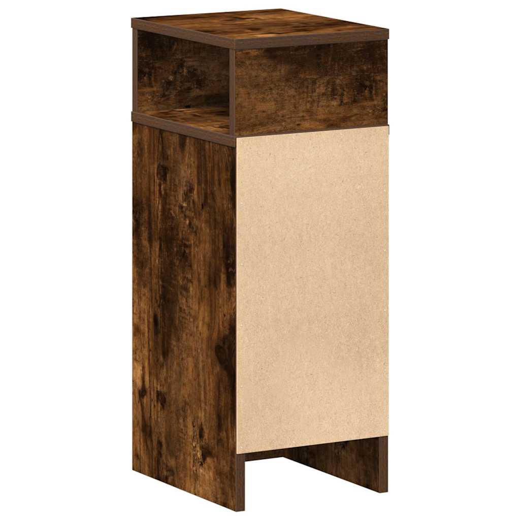 Bedside tables with drawers, 2 pcs., smoky, 25x31x66cm