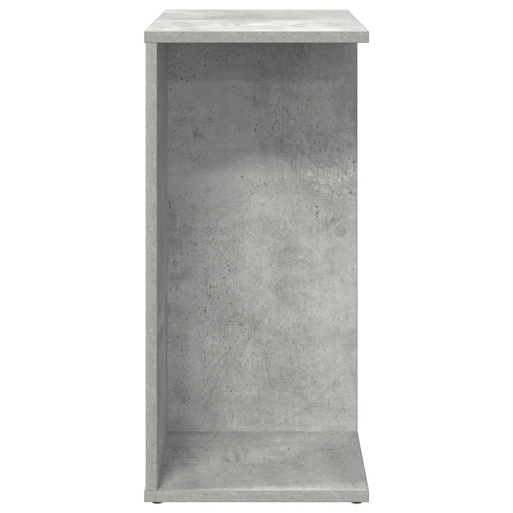 Nightstand, grey, 46.5x29x61cm, engineered wood