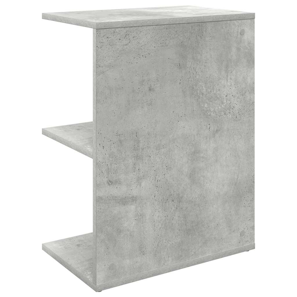 Nightstand, grey, 46.5x29x61cm, engineered wood