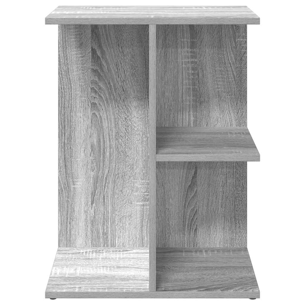 Naktinis staliukas, pilka, 46,5x29x61cm, apdirbta mediena
