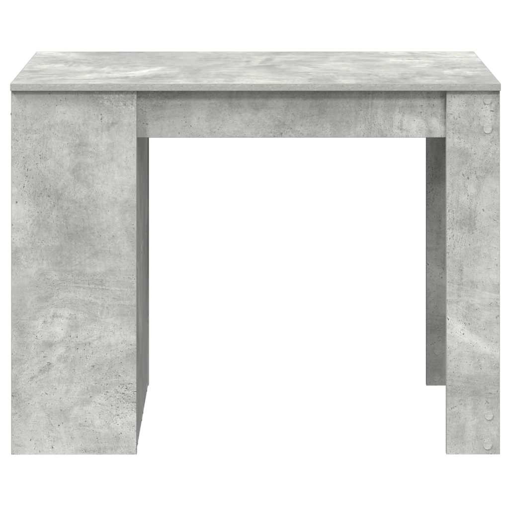 Desk with drawer/shelf, gray, 102x62x77.5cm