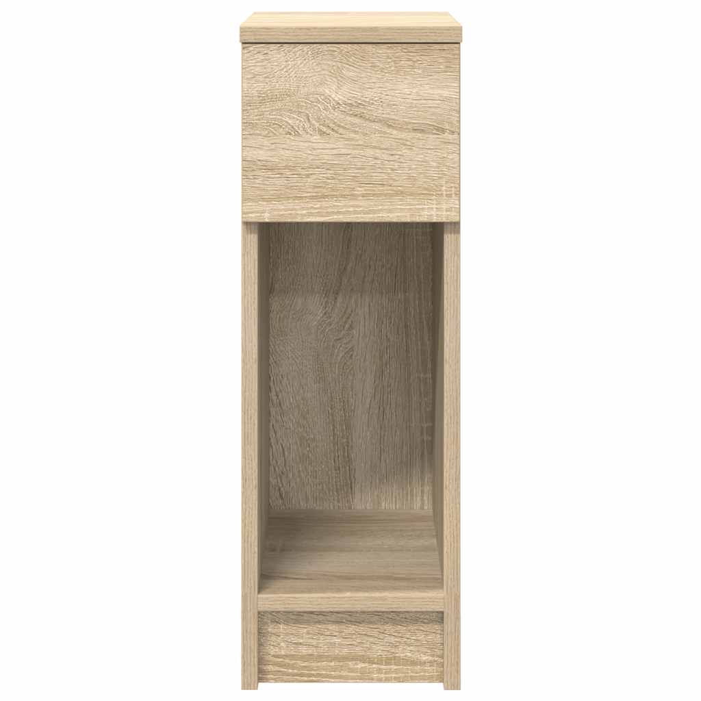 Bedside cabinet with drawer, sonoma, 20x36x60cm