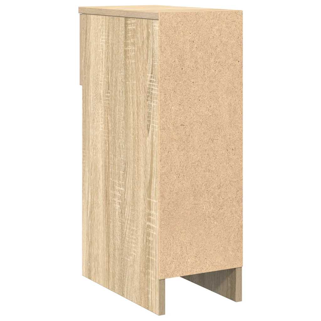 Bedside cabinet with drawer, sonoma, 20x36x60cm