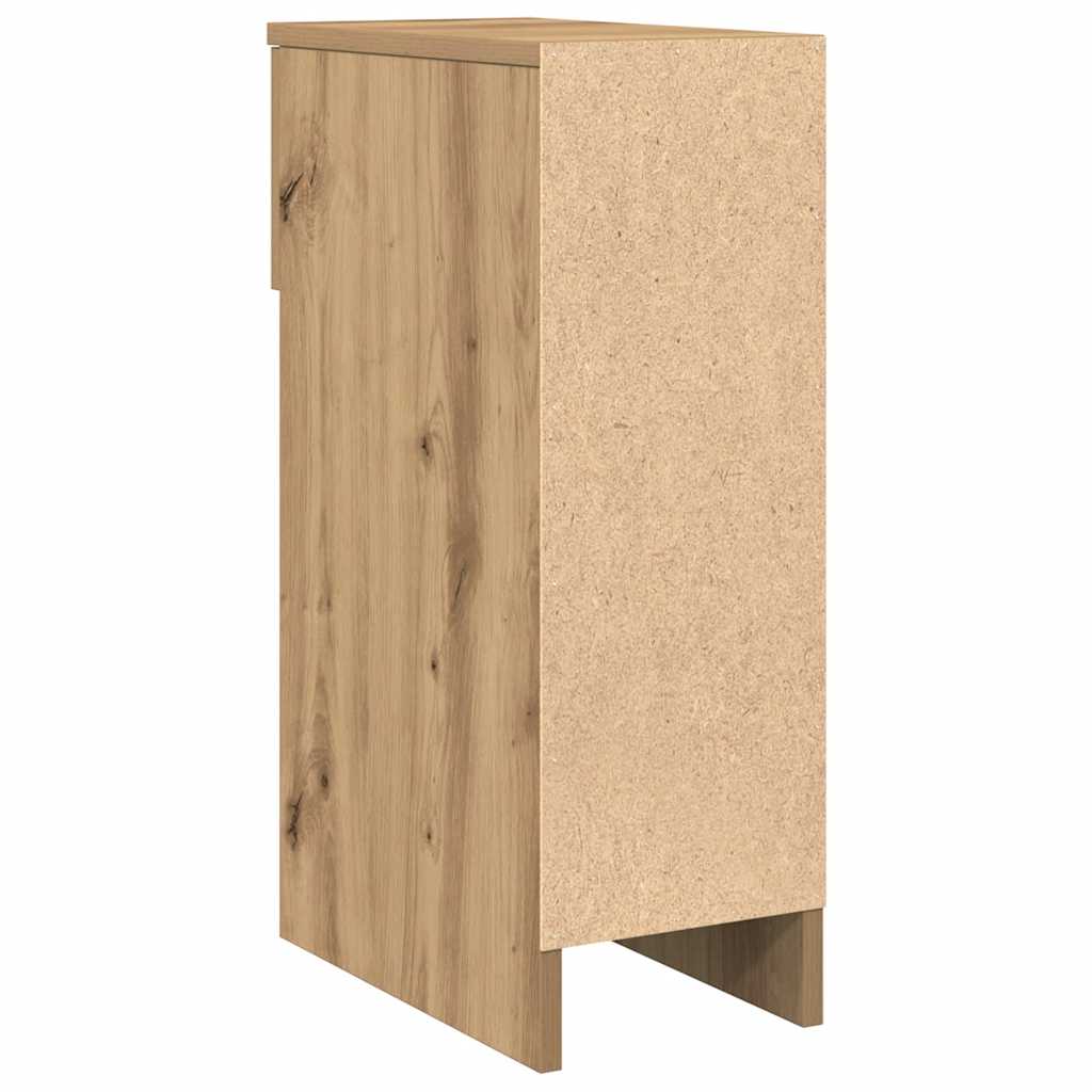 Bedside table with a drawer, artisan oak, 20x36x60cm