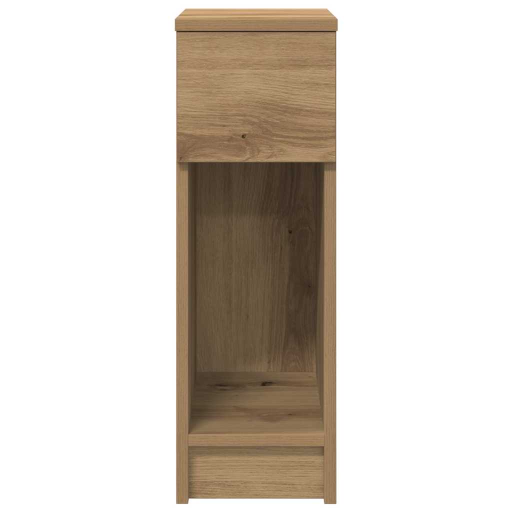 Nightstands with drawer, 2 pcs., artisan, 20x36x60cm
