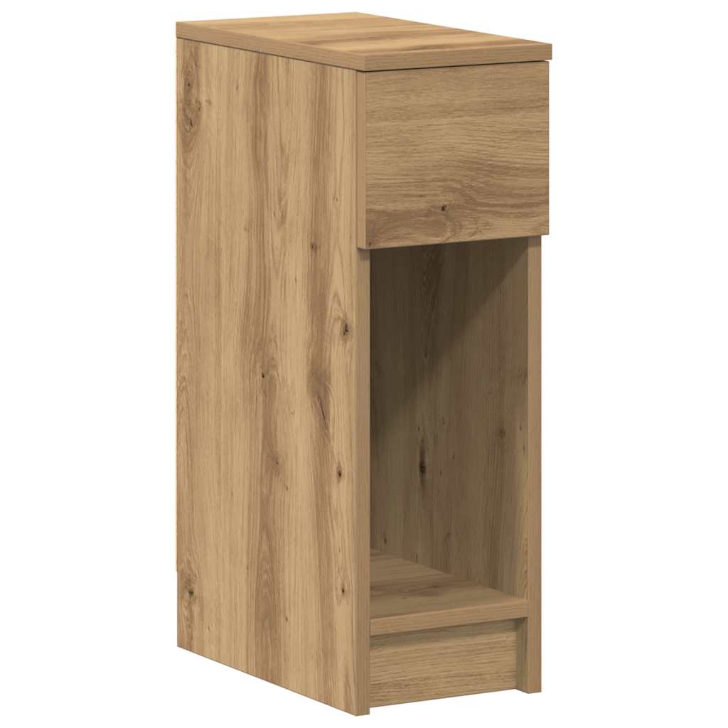 Nightstands with drawer, 2 pcs., artisan, 20x36x60cm