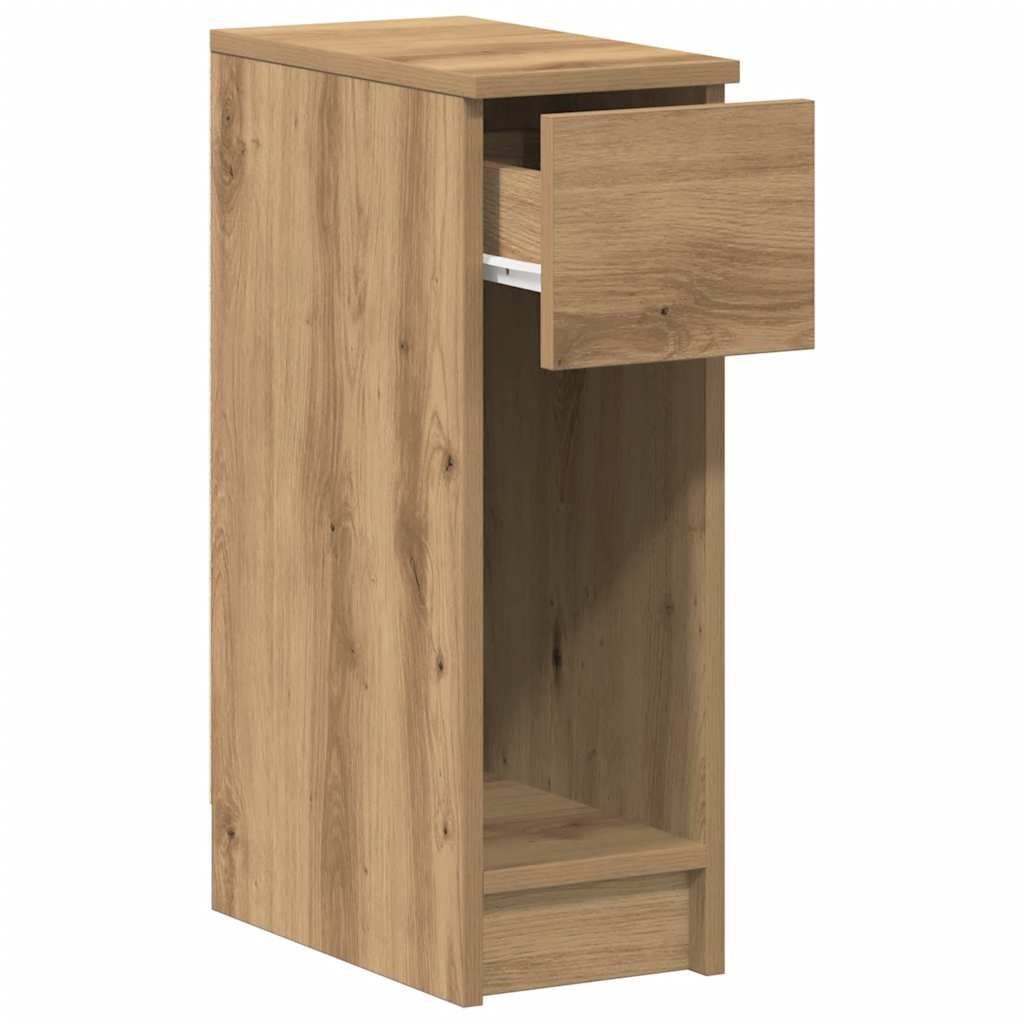 Nightstands with drawer, 2 pcs., artisan, 20x36x60cm