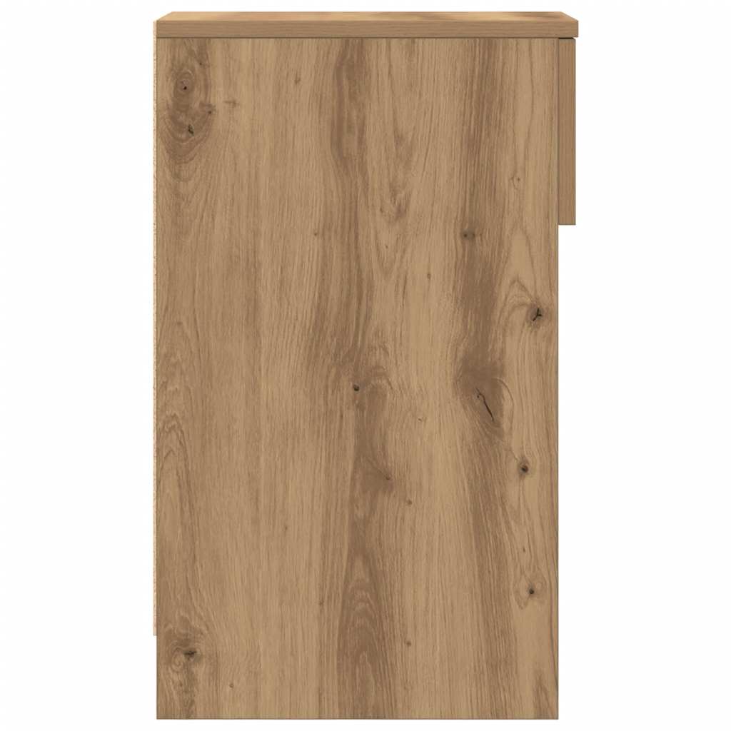 Nightstands with drawer, 2 pcs., artisan, 20x36x60cm