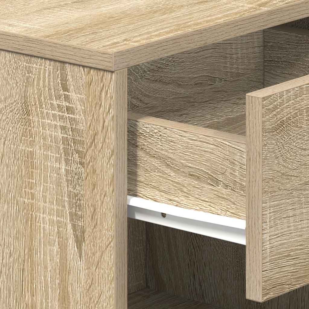 Nightstand with a drawer, Sonoma oak, 39x28x41cm