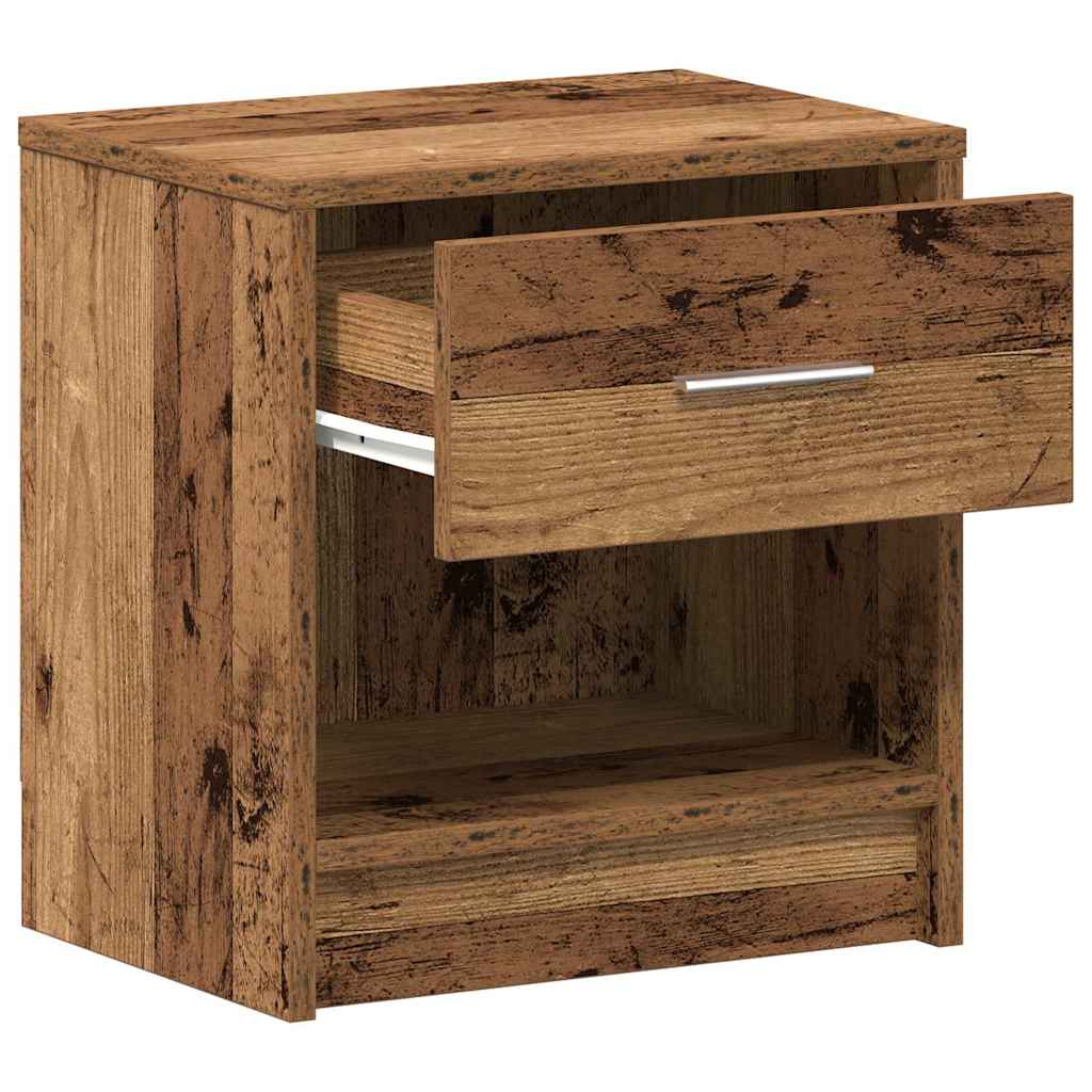 Nightstands with drawers, 2 pcs., wooden, 39x28x41cm