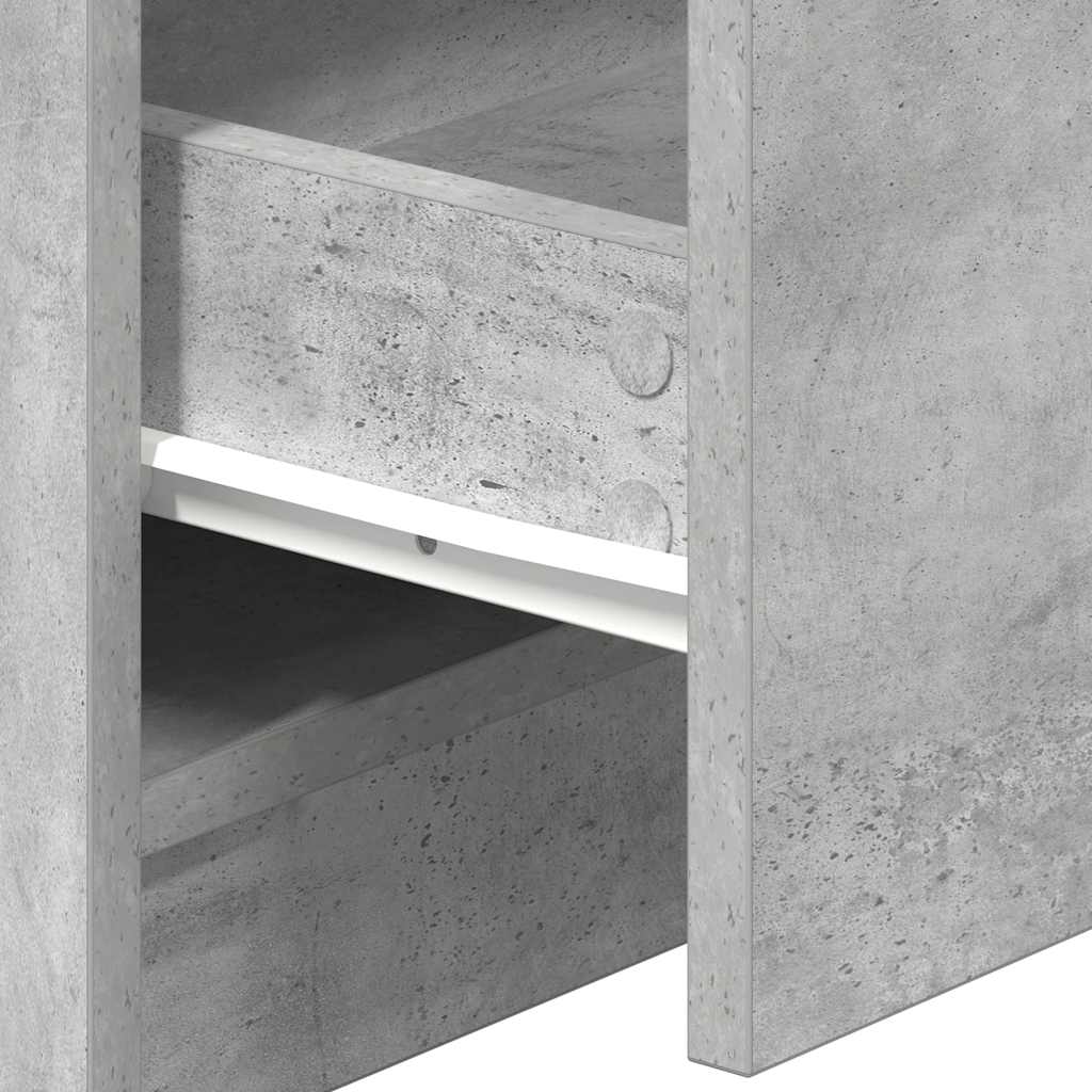 Bedside tables with 2 drawers, 2 pcs., concrete, 40x36x50cm