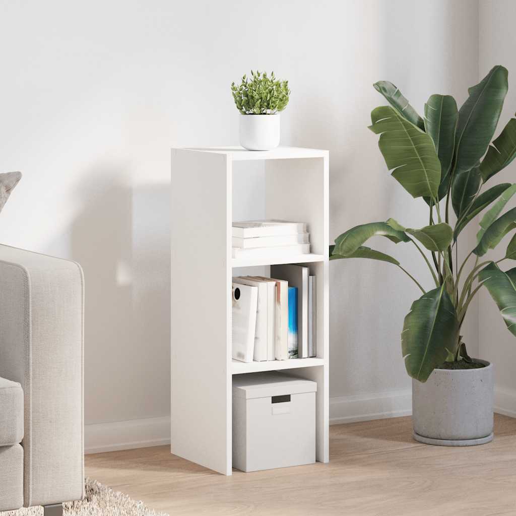 Bookcase, stackable, white, 30x30x80cm, wood
