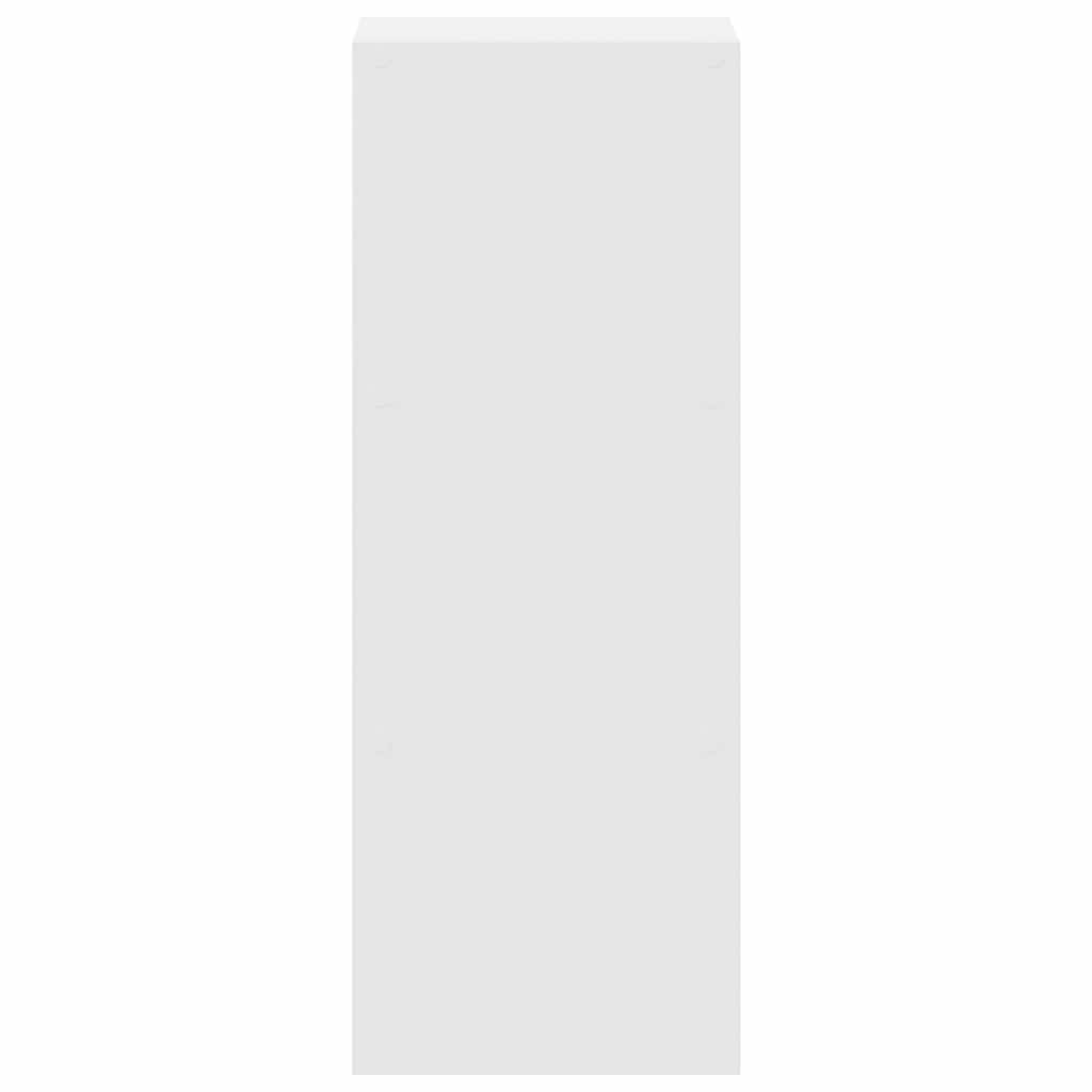 Bookcase, stackable, white, 30x30x80cm, wood
