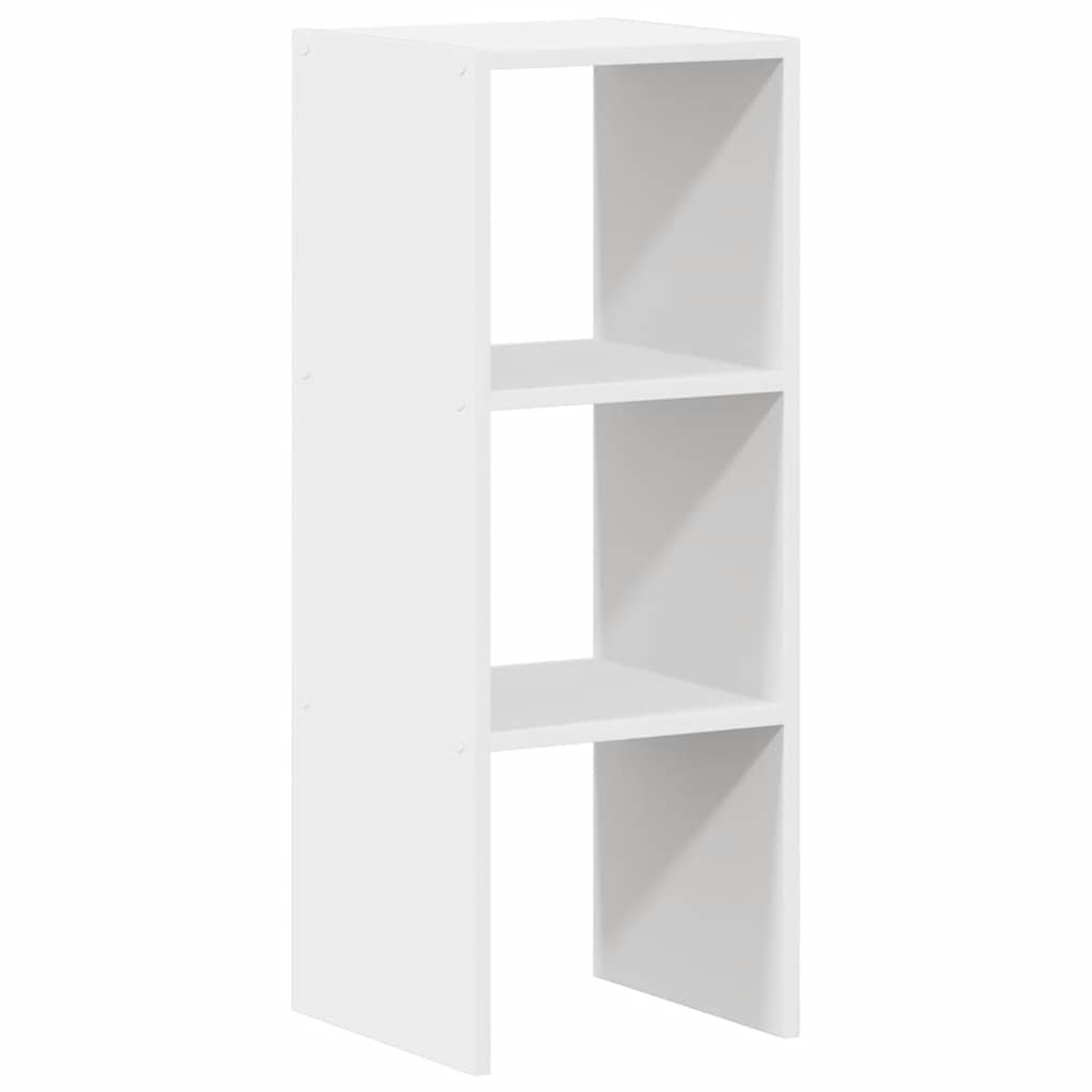 Bookcase, stackable, white, 30x30x80cm, wood