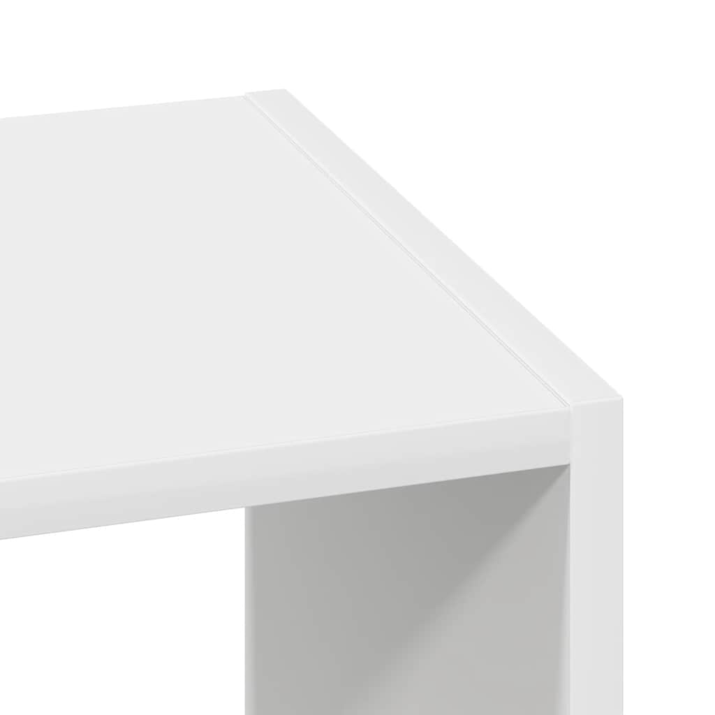 Bookcase, stackable, white, 30x30x80cm, wood