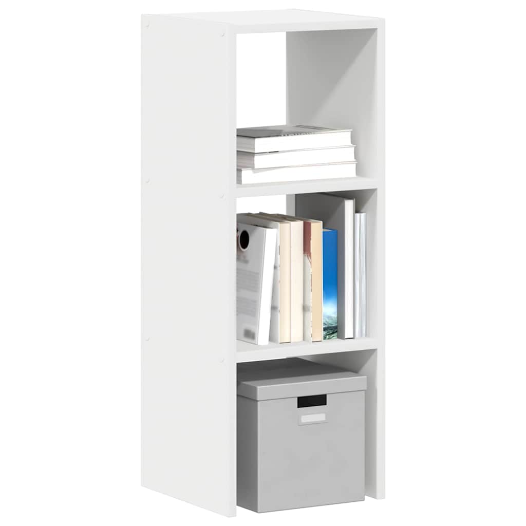 Bookcase, stackable, white, 30x30x80cm, wood
