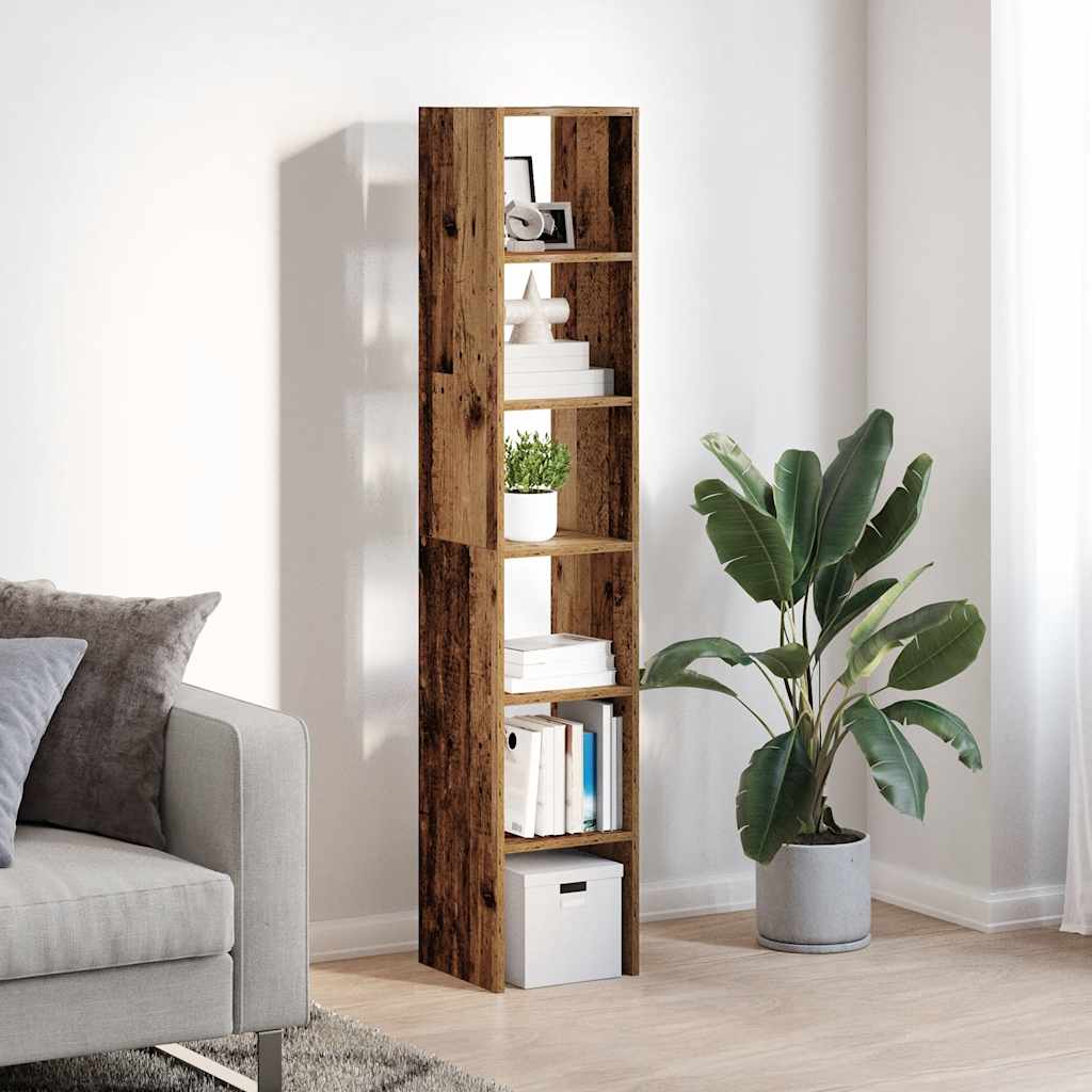 Bookcases, 2 pcs., stackable, wooden, 30x30x80cm, wood