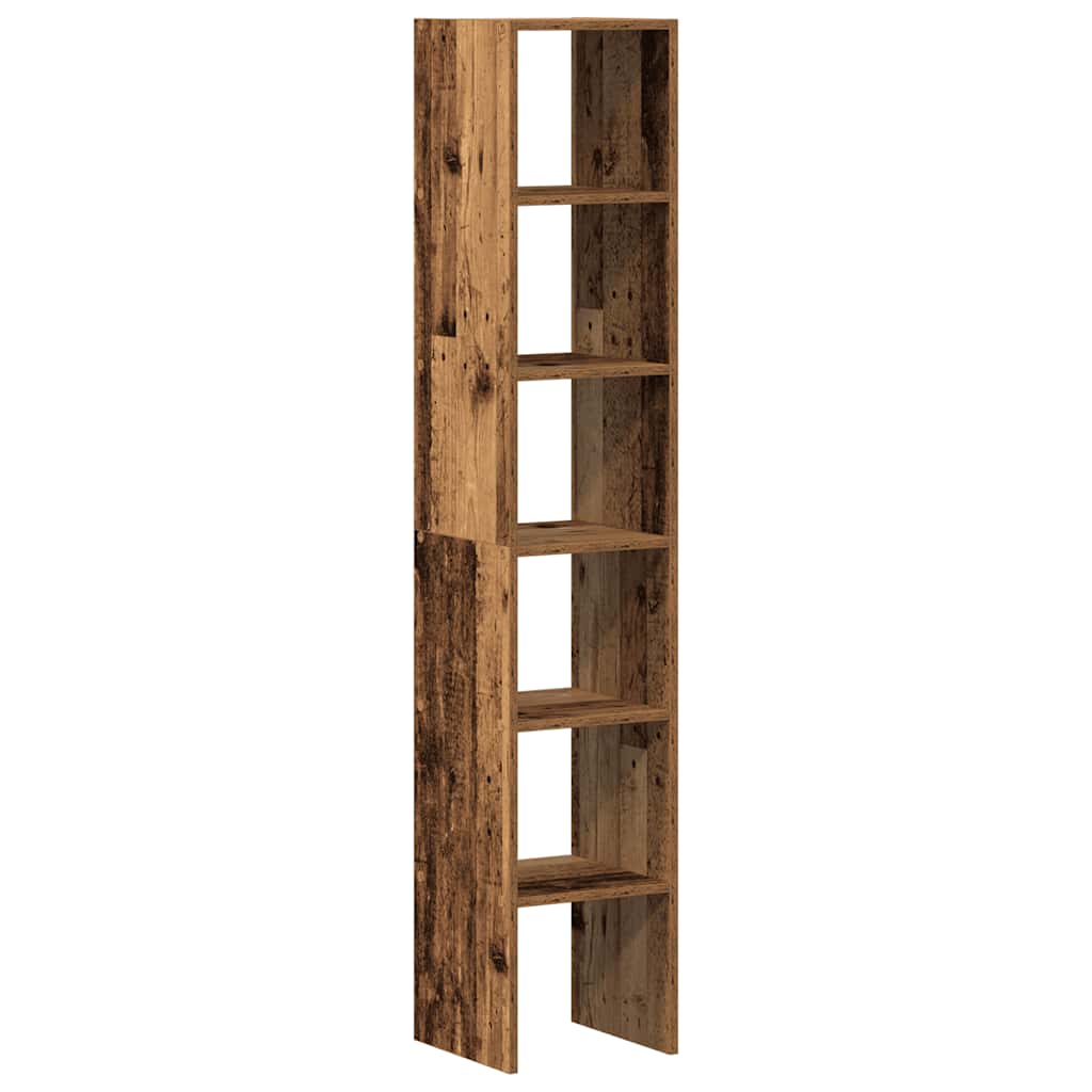 Bookcases, 2 pcs., stackable, wooden, 30x30x80cm, wood