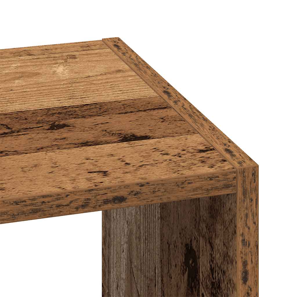 Bookcases, 2 pcs., stackable, wooden, 30x30x80cm, wood