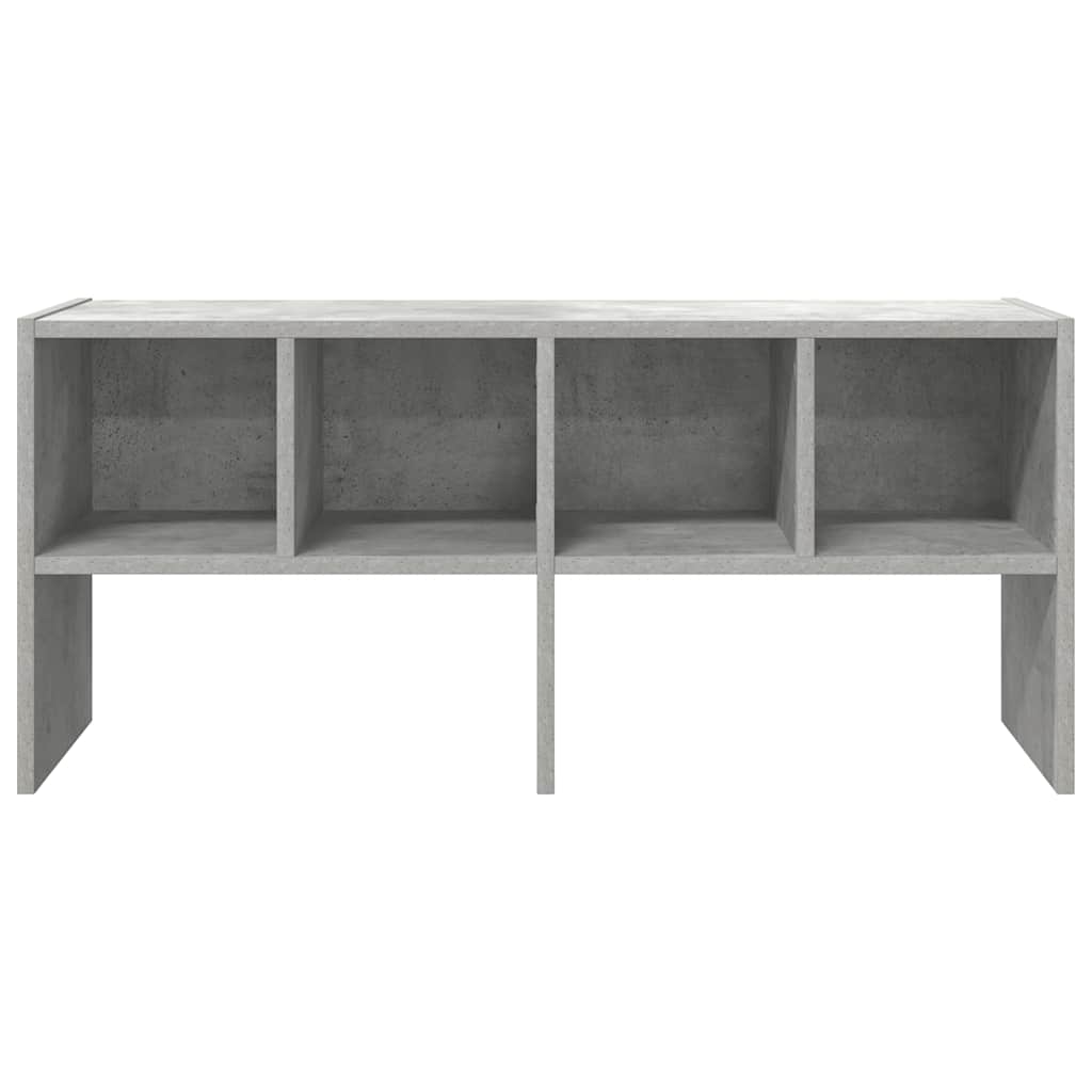 Shoe rack, stackable, grey, 89.5x30x40cm
