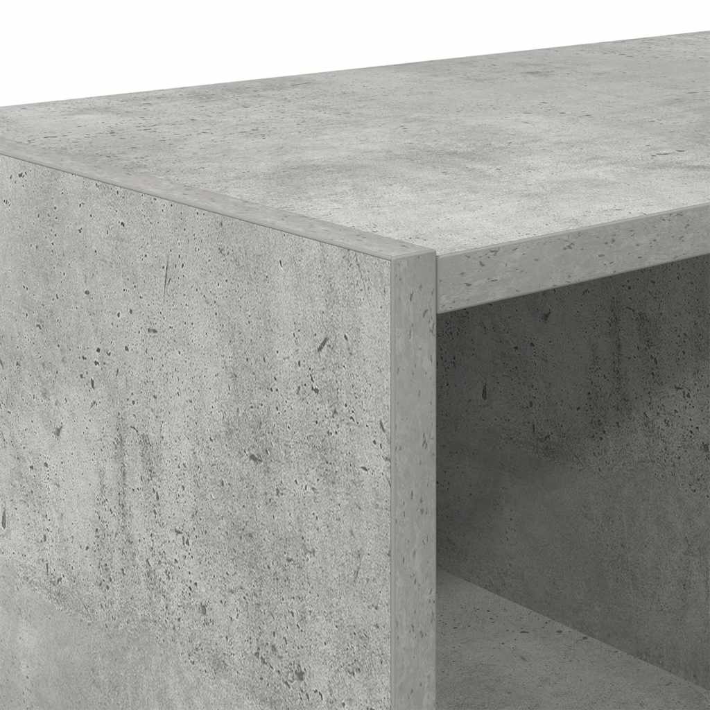 Shoe rack, stackable, grey, 89.5x30x40cm