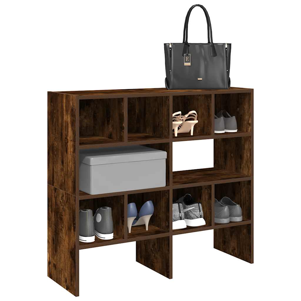 Shoe Racks, 2 pcs., Stackable, Smokey, 89.5x30x40cm