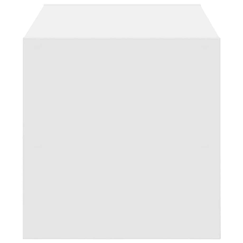 Shoe rack, stackable, white, 60x30x30.5cm