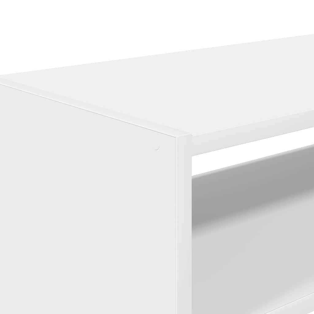 Shoe rack, stackable, white, 60x30x30.5cm