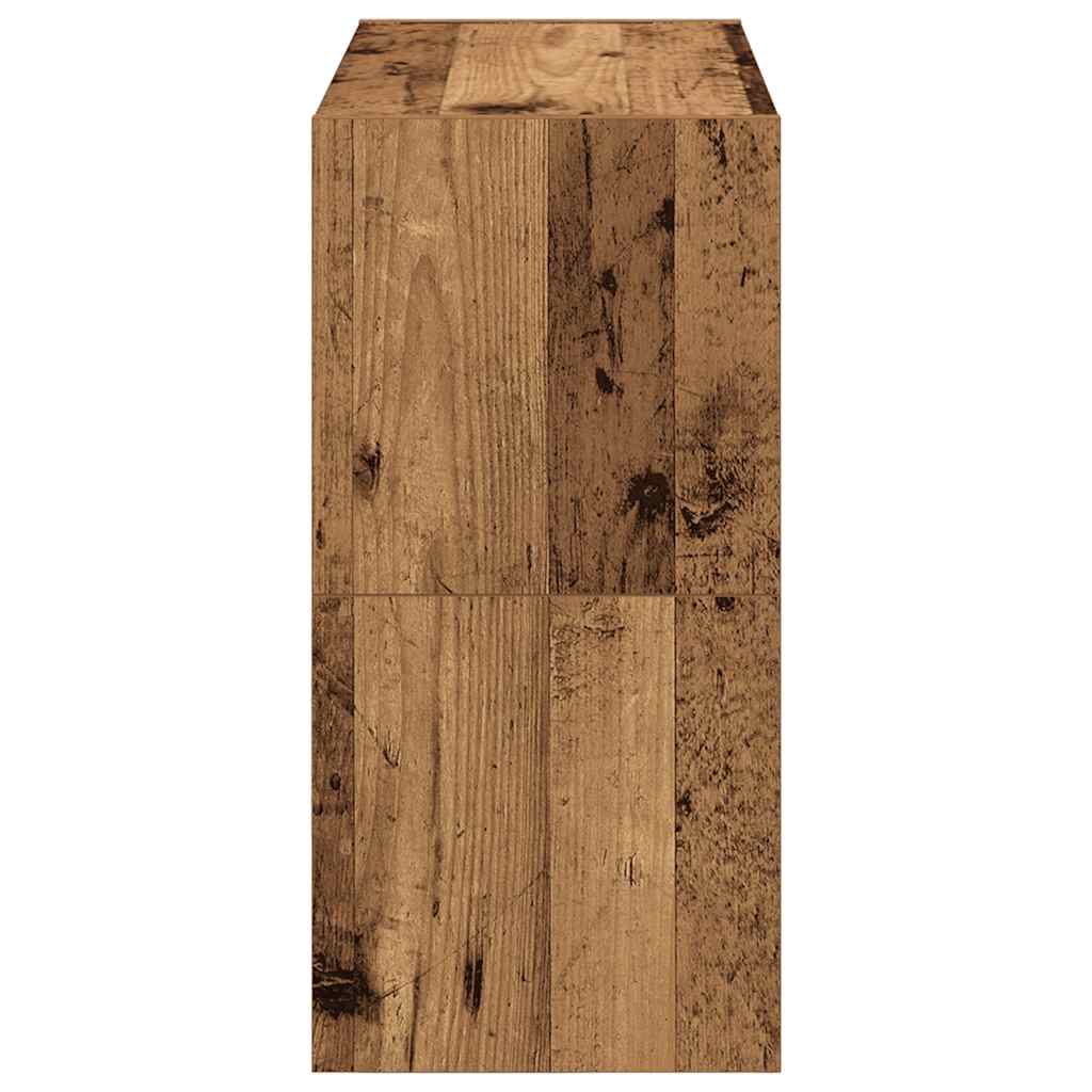 Shoe racks, 2 pcs, stackable, wood, 60x30x30.5cm