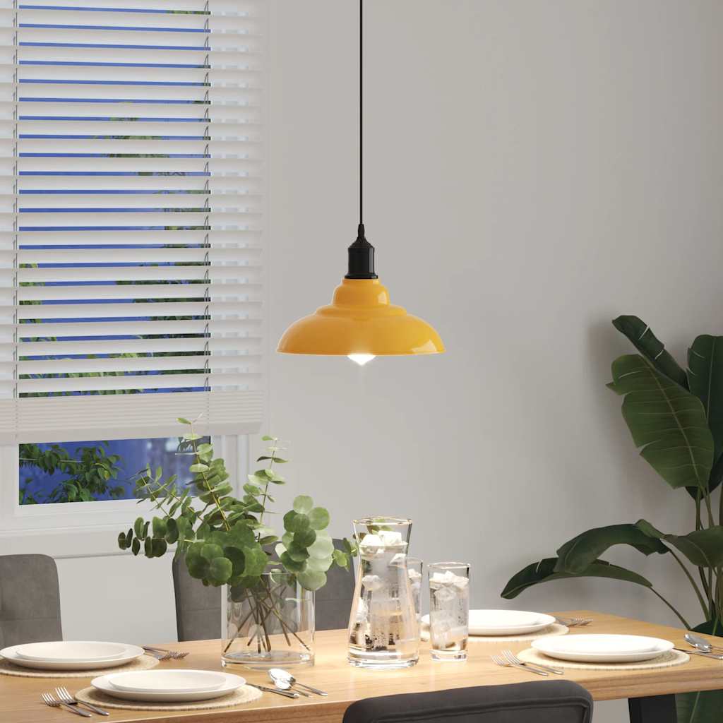 Pendant lamp, height adjustable, E27, Ø 31cm, metal