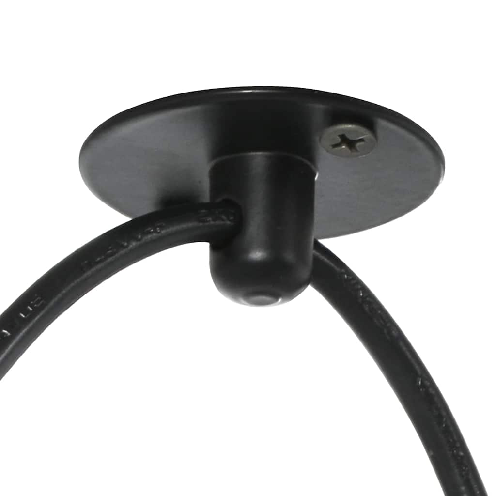 Pendant lamp with 6 E27 metal lamp holders