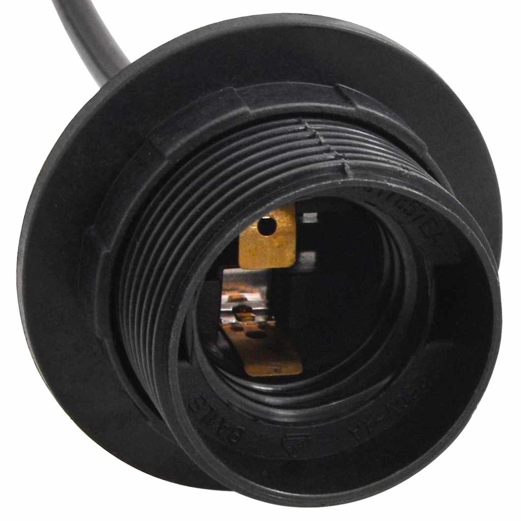 Pendant lamp with 6 E27 metal lamp holders