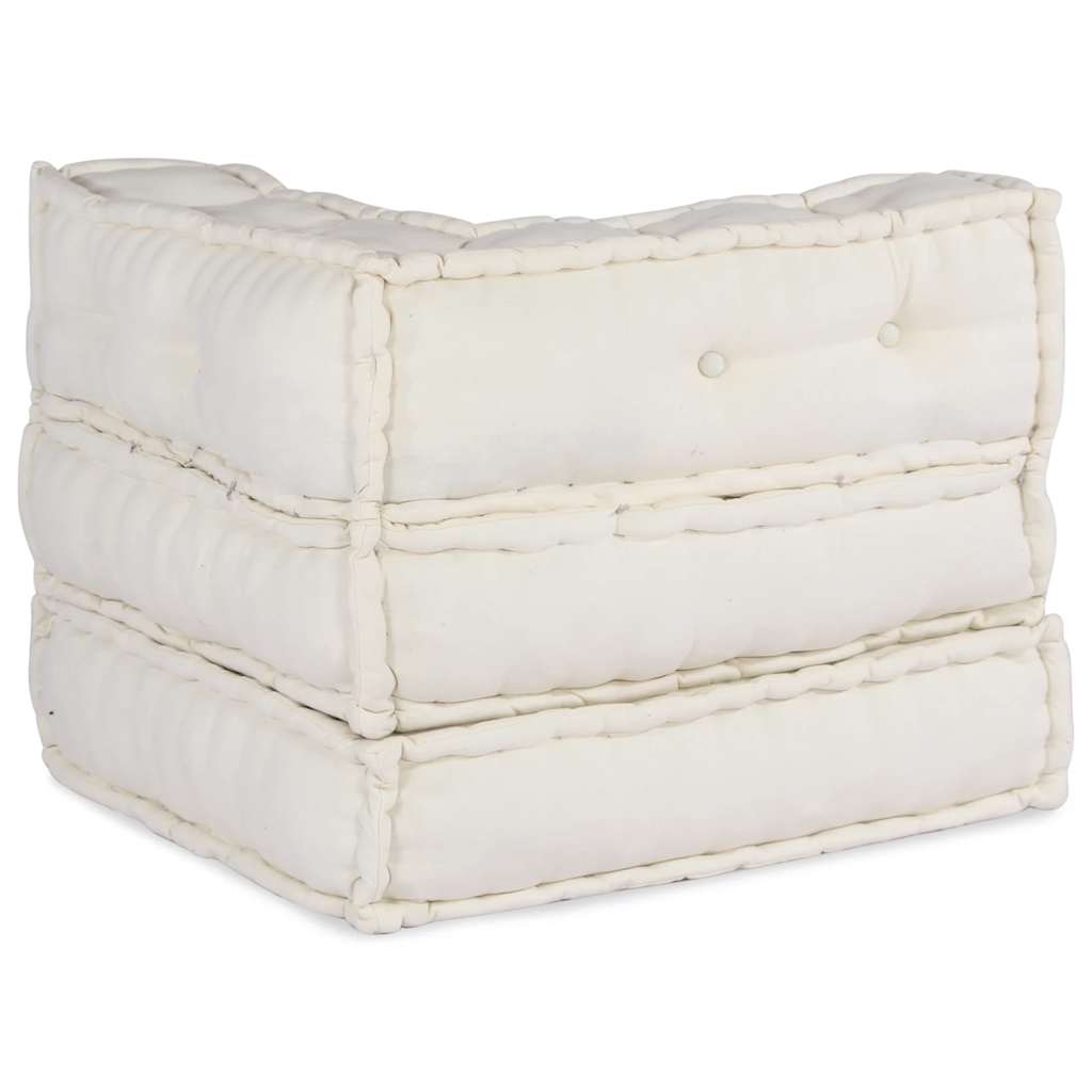 Modulinė sofa, kreminės spalvos, 70x70x54 cm, audinys