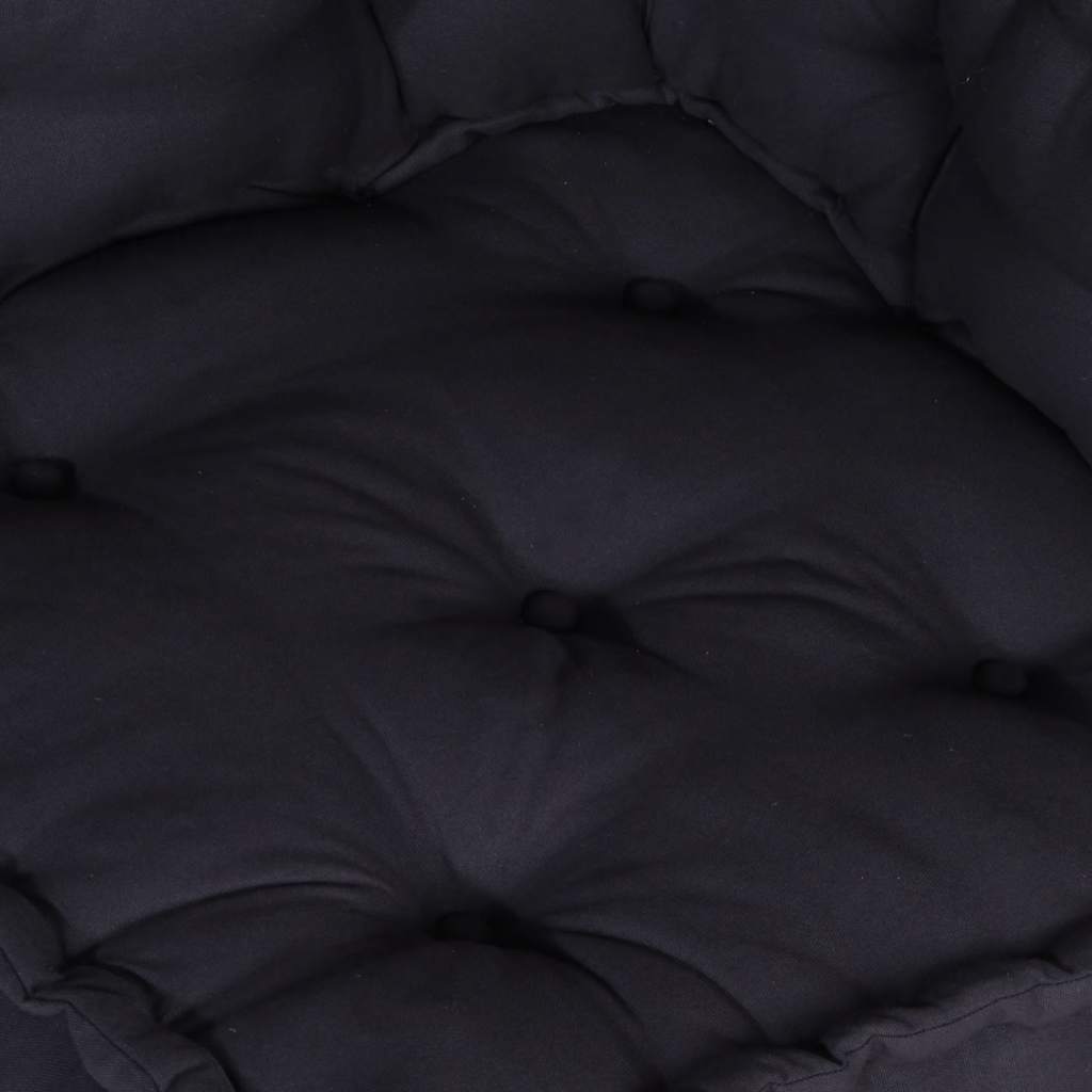 Modulinė sofa, antracito spalvos, 70x70x54 cm, audinys