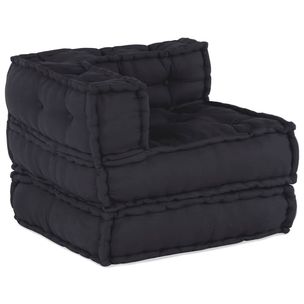 Modulinė sofa, antracito spalvos, 70x70x54 cm, audinys