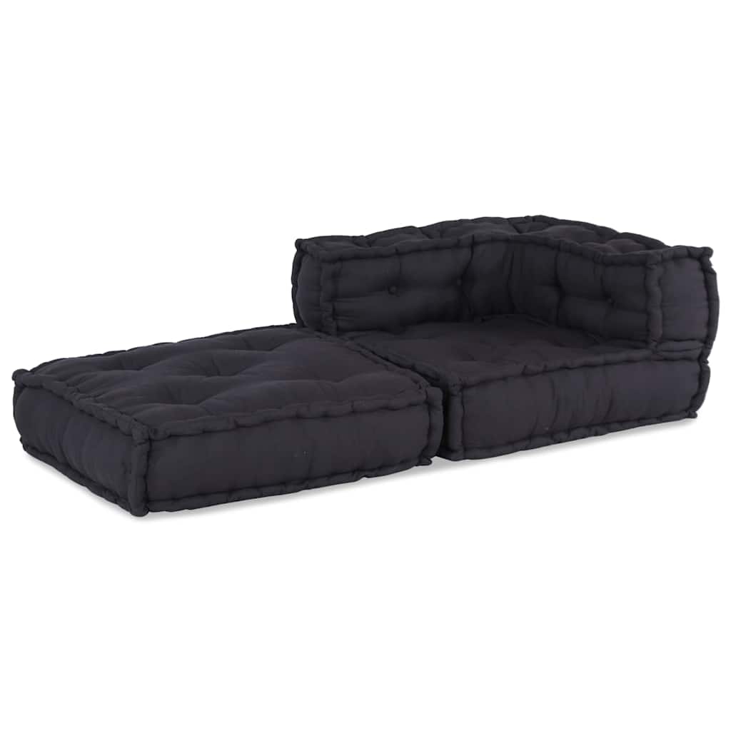 Modulinė sofa, antracito spalvos, 70x70x54 cm, audinys