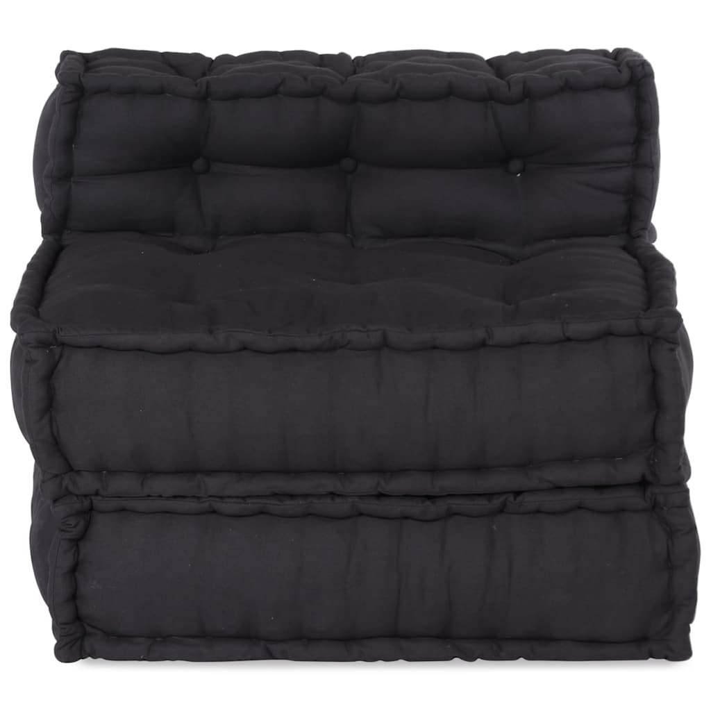 Modulinė sofa, antracito spalvos, 70x70x54 cm, audinys