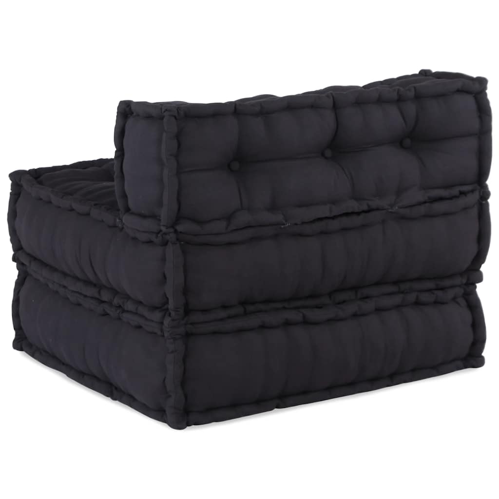 Modulinė sofa, antracito spalvos, 70x70x54 cm, audinys